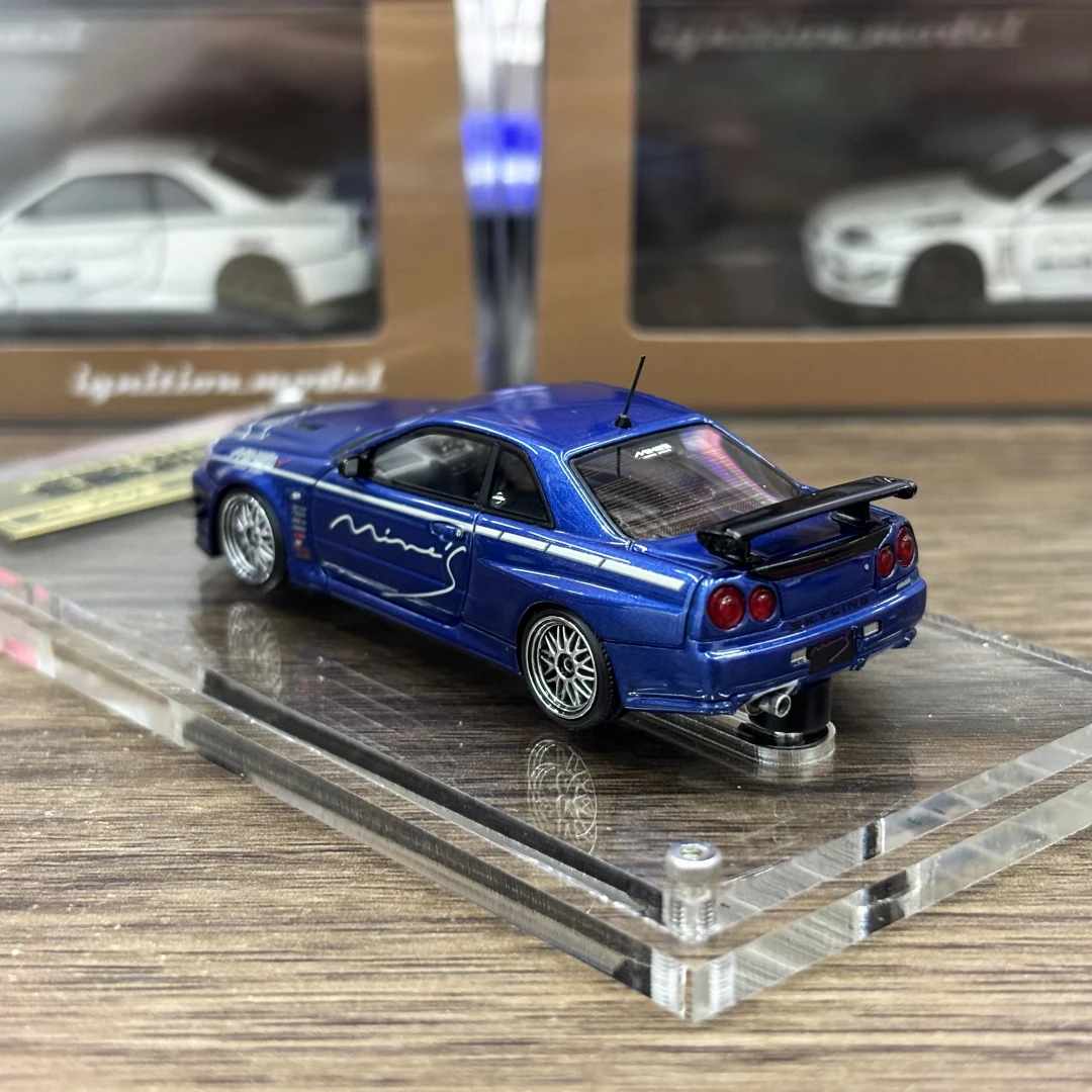 Ignition Model 1:64 BNR34 Mine's Motor Sports Resin Model Car