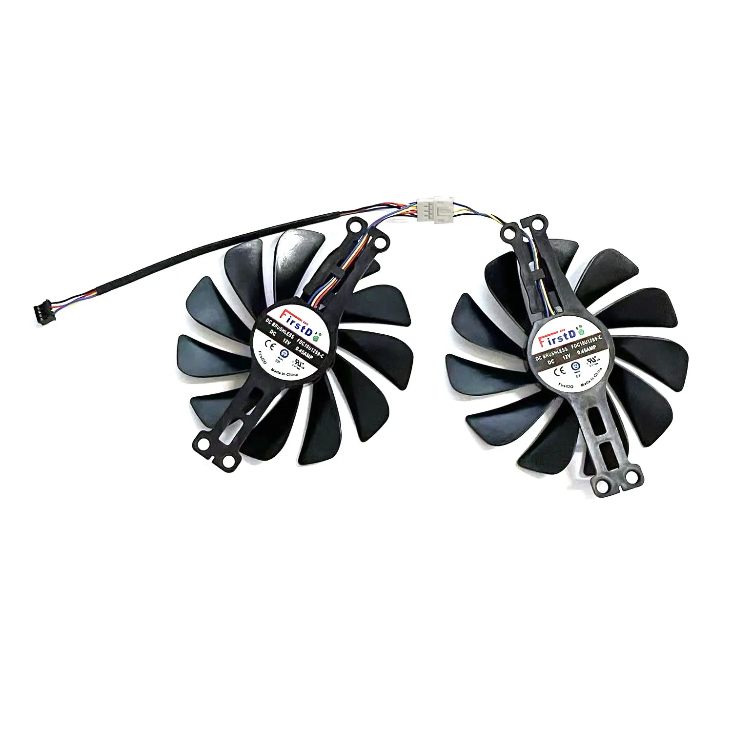 95MM FY010010M12LPA FDC10U12S9-C RX6600 6600XT Graphics Card Fan For XFX Radeon RX 6600 XT Gaming Video Card Fan