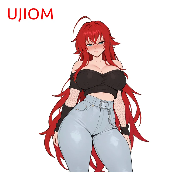 UJIOM Rias Gremory Seductive Girl Wall Sticker Delicate Attractive Scratch Proof Decal Suitable For Window Vestibulec Decor