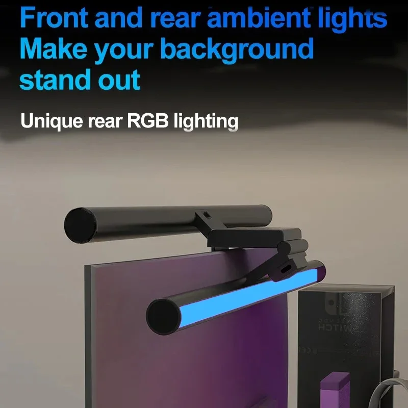 Lampu Monitor RGB Bar Suasana Sentuh Sensitif LED Lampu Meja Monitor Komputer dengan Suara Mengambil Irama Musik untuk Bermain Game