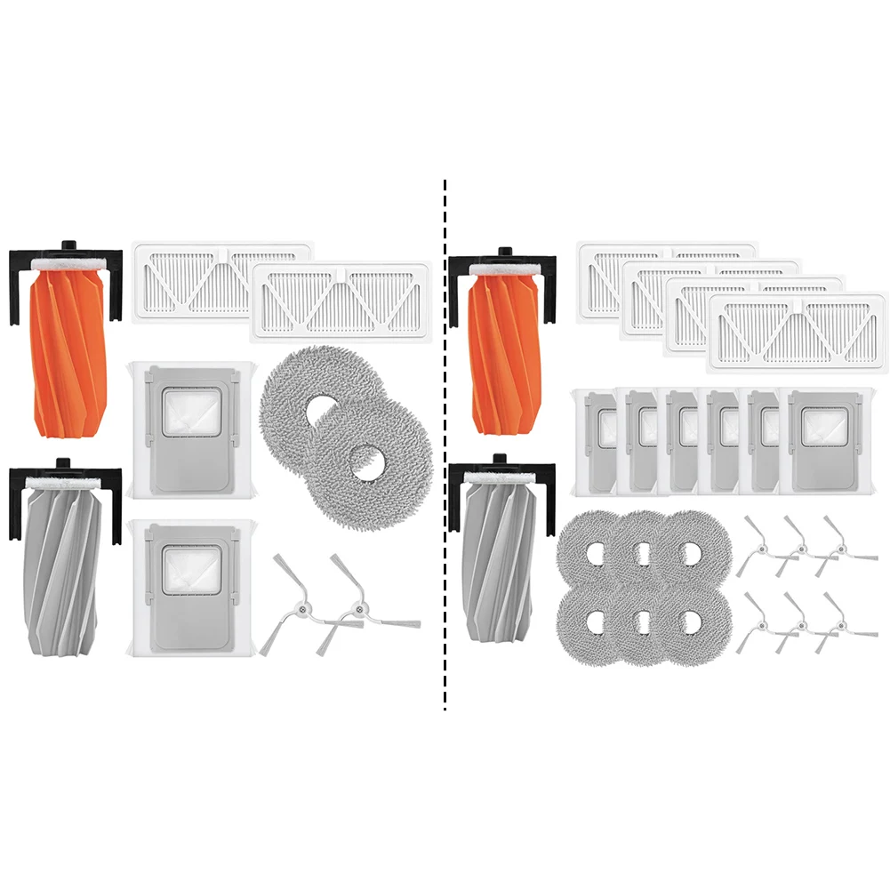 Main Brush Side Brush Filter And Mop Cloth Pack For DJI For ROMO S For ROMO A For ROMO P Vacuum Cleaner Upkeep And Performance