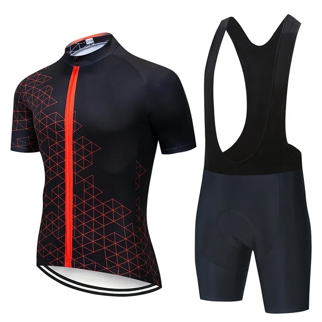 Cycling Jersey Set Men\'s Cycling Set 2024 Summer Outdoor Sport Bicycle Wear Clothing Breathable Bike Clothes MTB Cycling