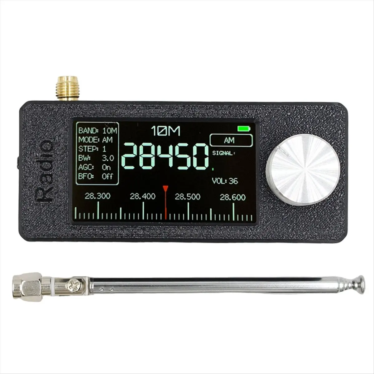 Hot Sale SI4732 Mini Radio Receiver+2 Type Antenna 10Khz-180Mhz Portable Radio HF SW MW VHF Mini SI4732 Radio AM FM Radio