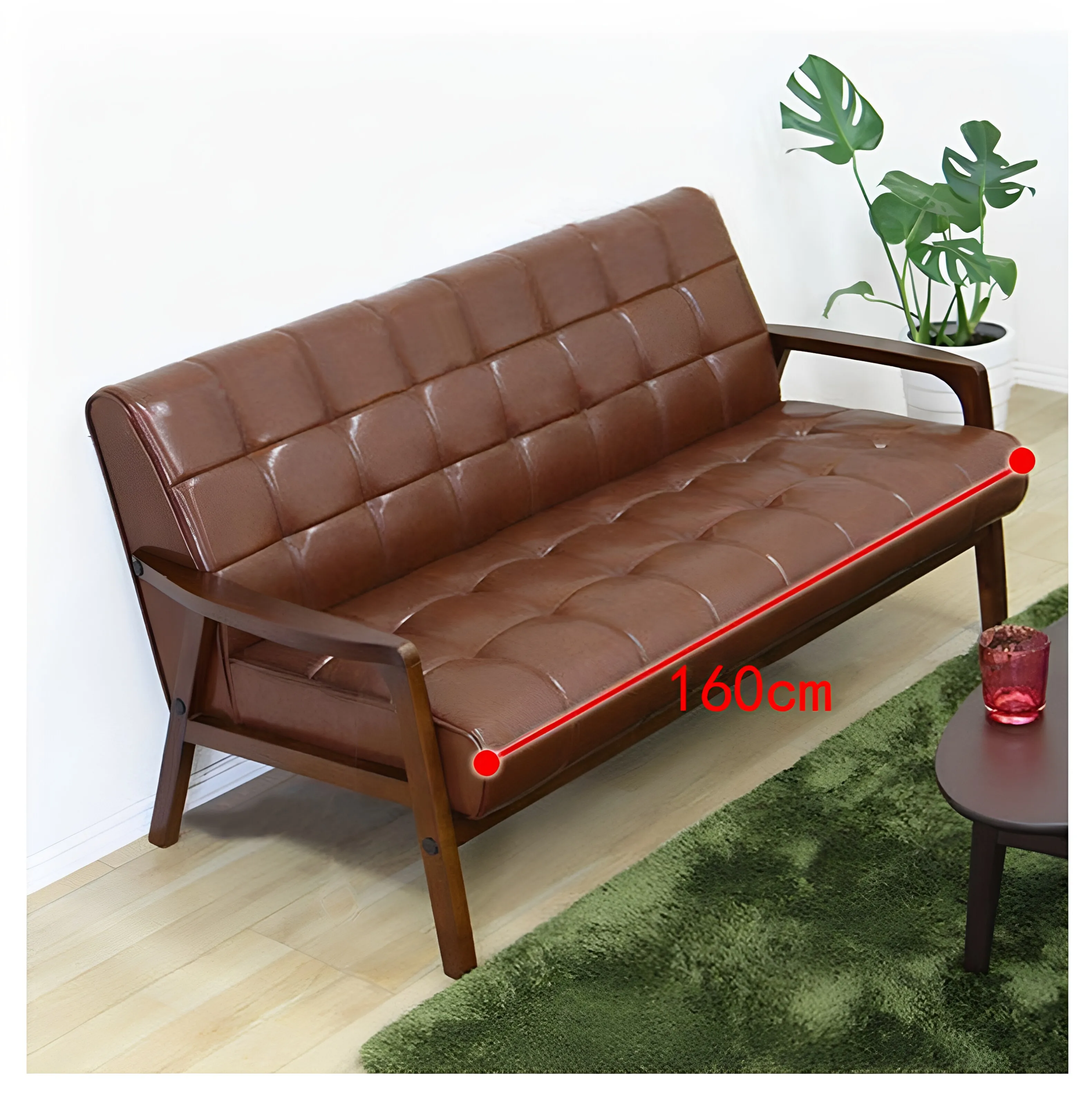 Clothing Store Apartment B & B Sofa Nordic Fabric Solid Wood Sofa