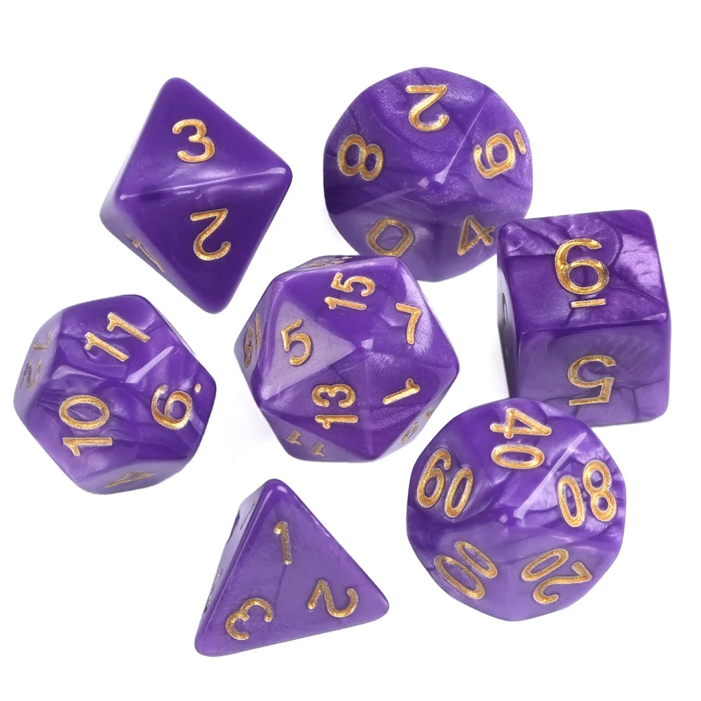 

Dice DND Game Dice Role Dice Mixing Colours Dice Set With Bag 9 Different Styles Available For Portable Toys DND RPG TRPG Games