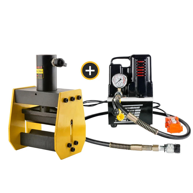 CB-200A Electric Pump Assisted Multifunctional Hydraulic Processing Tool Cu Al Busbar Metal Plate Bending Construction Tool
