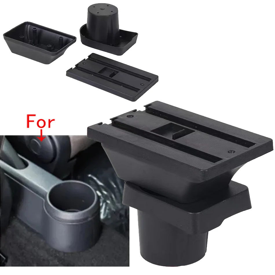 For Volkswagen UP Armrest Box For Skoda Citigo VW UP Seat Mii Car Armrest Storage Box Car Accessories Auto Retrofit parts