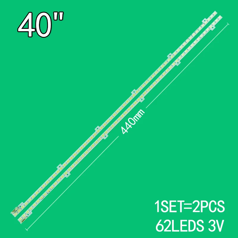 Tira de retroiluminação LED para 2011SVS40-6.5K-V2 4CH-PV-LRIGH72 L R UE40D6530WS UA40D6600WN UE4D6510 UE40D6540