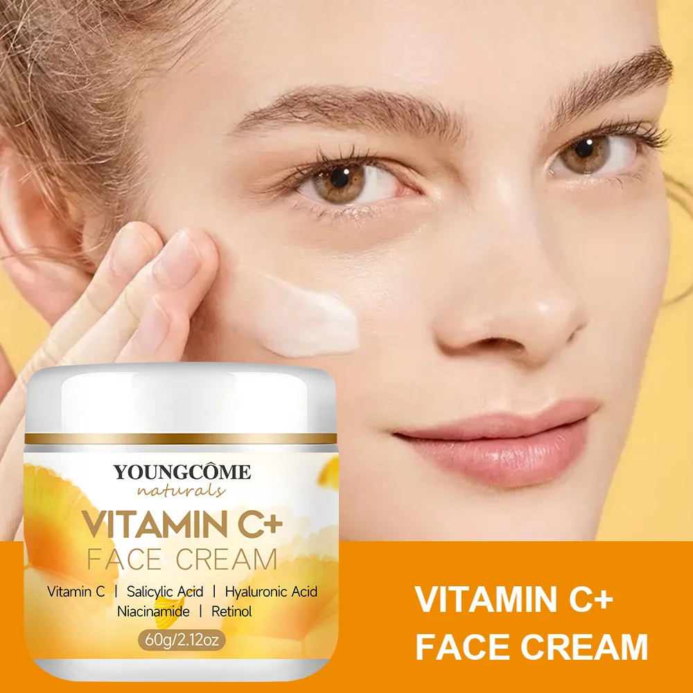 YOUNGCOMEN Vitamin C Face cream Retinol Moisturizing Firming Hyaluronic Lightening Repairing Smooth Skincare Whitening Creams view 5
