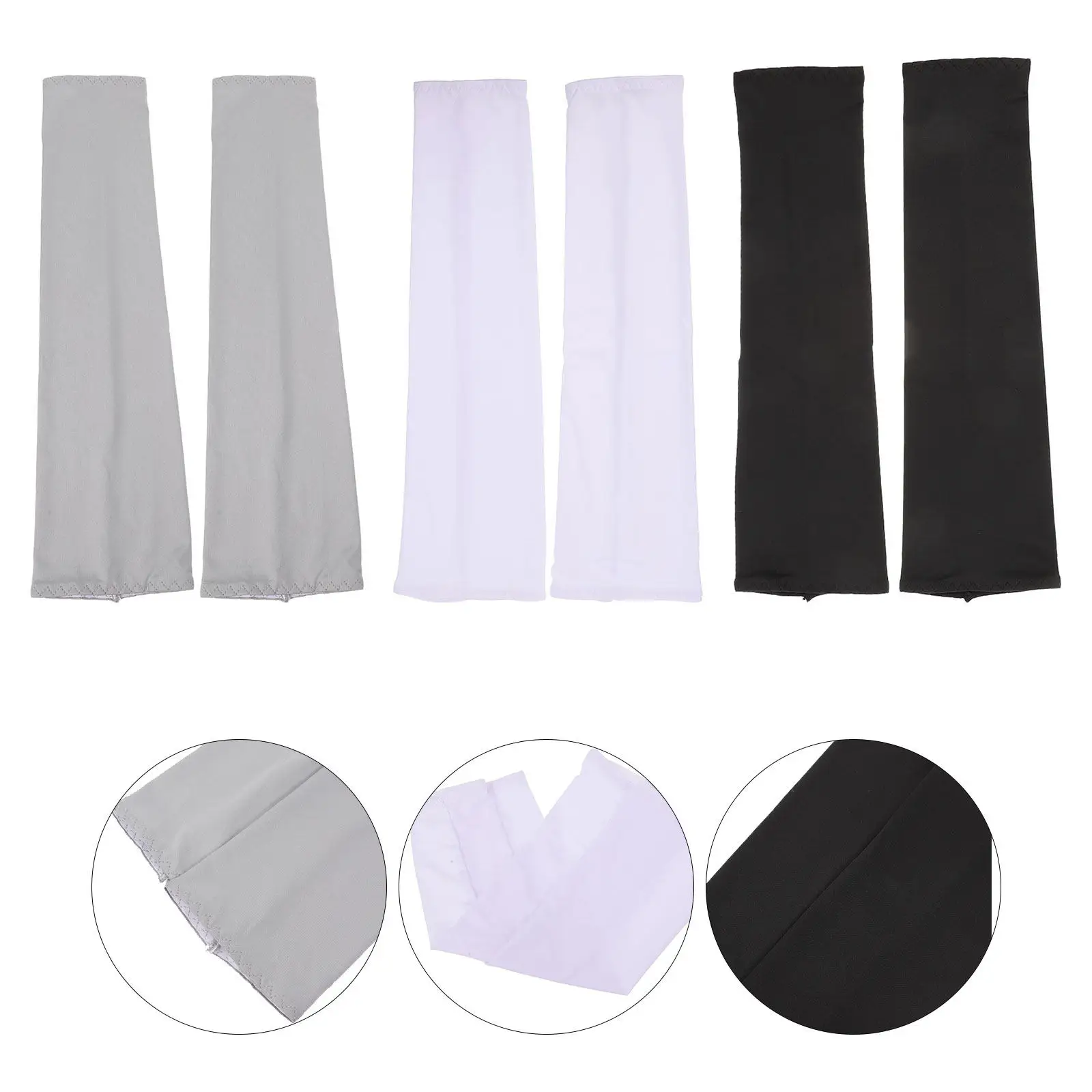 

3 пары охлаждающих рукавов-накладок от солнца с защитой от УФ-излучения для занятий спортом на открытом воздухе: велоспорта, бега, вождения, рыбалки, садоводства, баскетбола