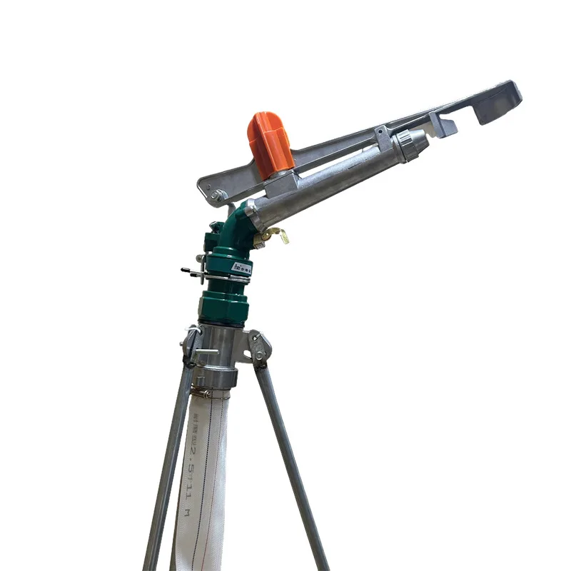 Équipement d'arrosage d'irrigation agricole en métal d'arroseur de pistolet de pluie de Type d'impact de 360 degrés