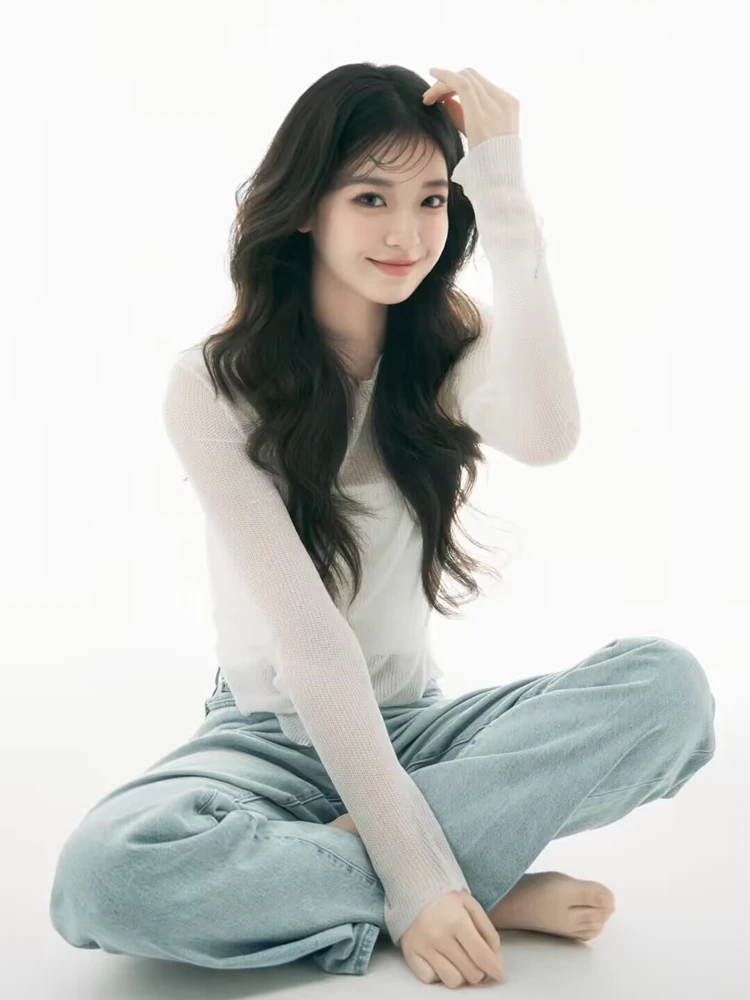 

Новая серия 2026: Серый костюм для фотосессий в корейском стиле для девочек, для художественных портретов в фотостудии