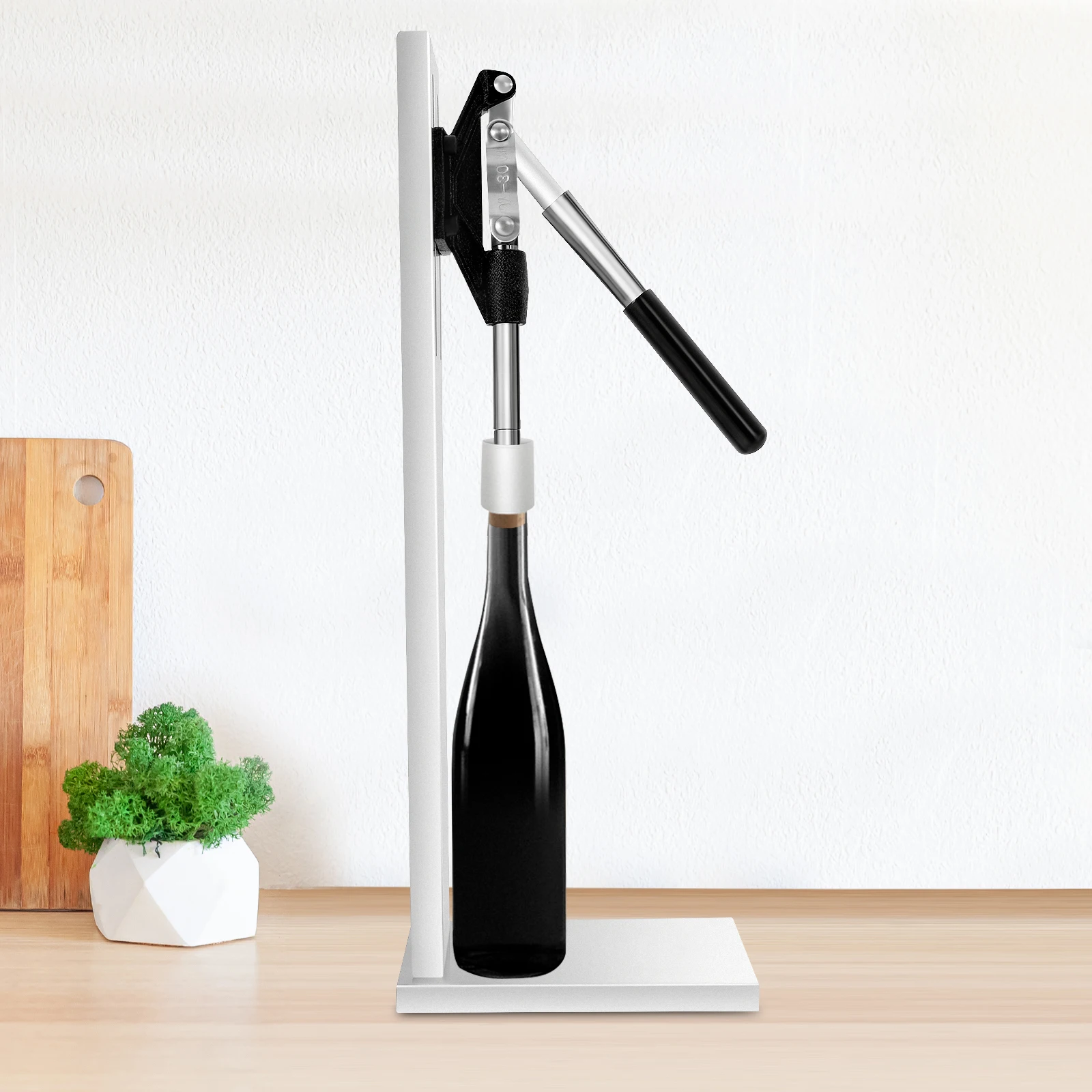 

Manual Wine Bottle Corker Machine, 300 Bottles/Hour, Wine Sealing Tool for Wineries, Bars, Home Winemakers