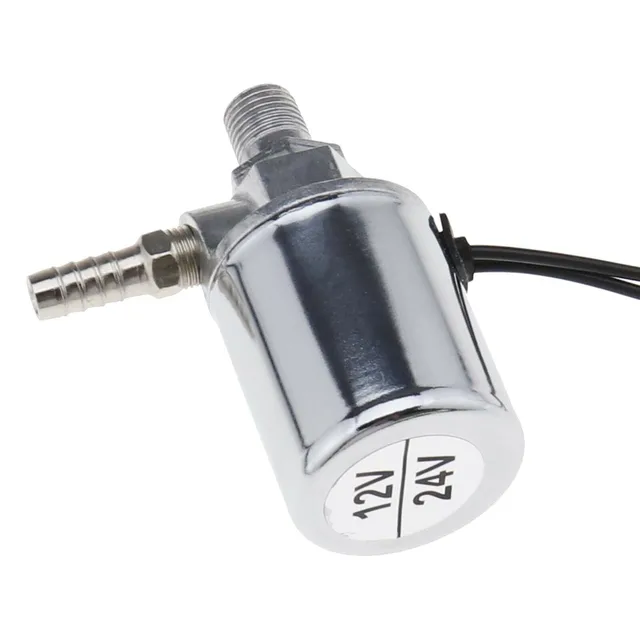 Magnetventil Electric Air Solenoid Valve 1/4 inch Inlet Size Housing for Dual Voltage 12V and 24V Vehicle Applications Electric Pneumatik — Detail 1