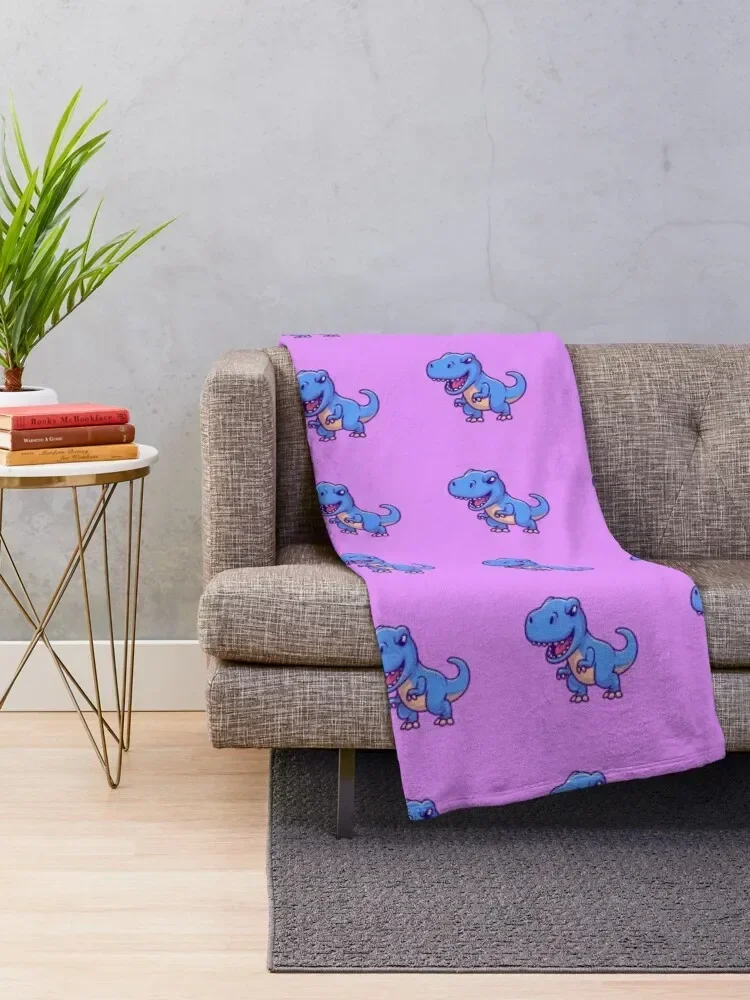 T-Rex Throw Blanket Stuffeds Beautifuls Thermals For Travel Blankets