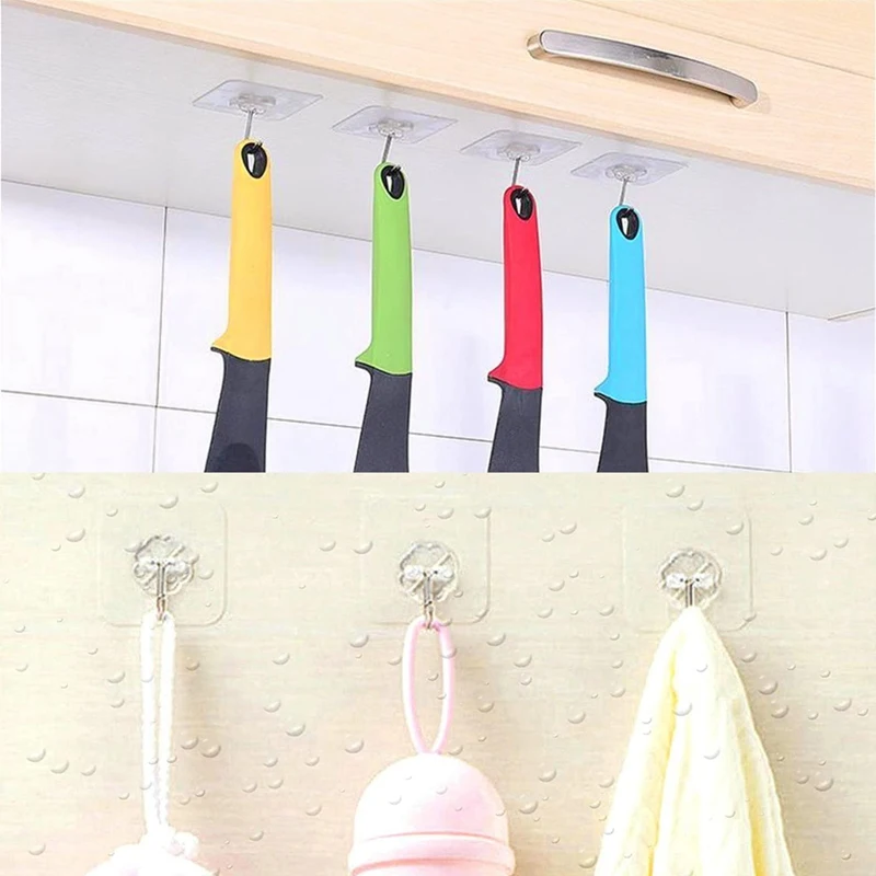 ABPP-20 個防水自己粘着フック高耐久壁フック家庭のキッチンバスルームに適したパンチフリーの強力なフック