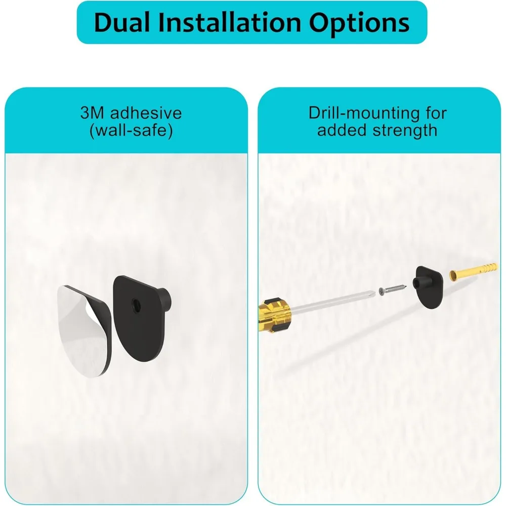 مجموعة أدوات الحمام الكاملة المكونة من 10 قطع باللون الأسود غير اللامع مع قضبان المناشف والخواتم والخطافات لديكور المنزل الحديث