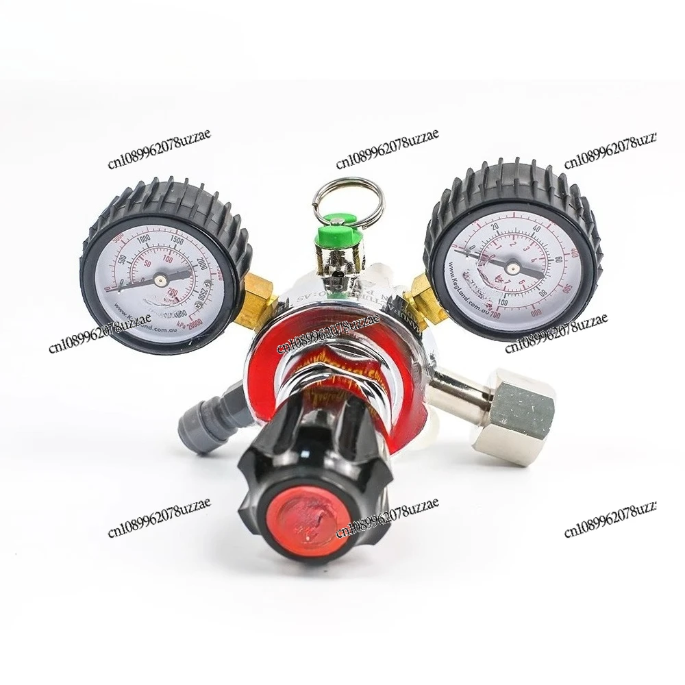 

CO2 Pressure Reducing Valve Gas Gauge Carbon Dioxide Cylinder Pressure Gauge Double Gauge