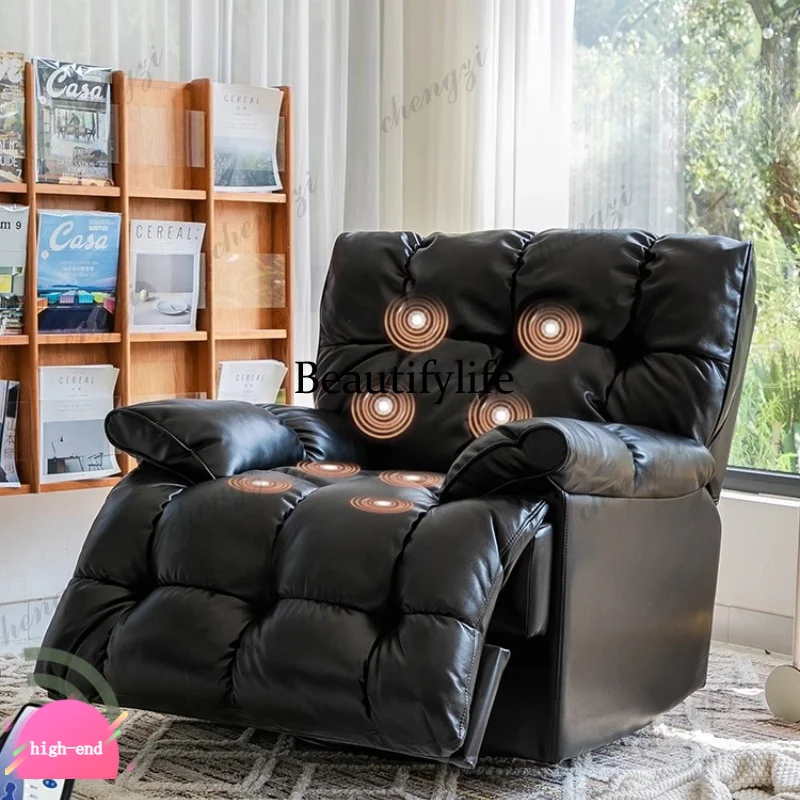 R134 Luxury Leather Living Room Sofa Single Modern Kids Bed Living Room Sofas Inflatable Waterproof Sofy Do Salonu Furnitures