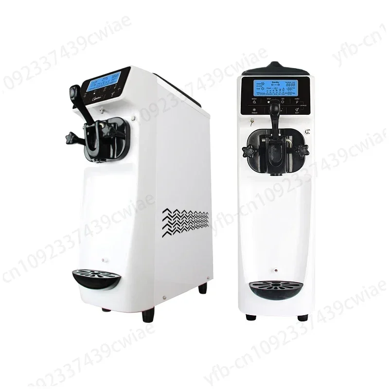 Small Size Commercial Soft Ice Cream Cone Filling Machine Soft Serve Ice Cream Sundae Maker Cold Dessert