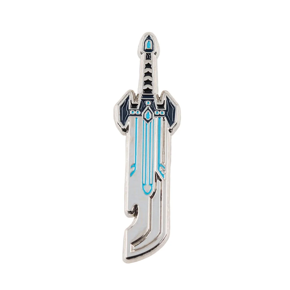 Trollhunters-Cuentos de Arcadia espada de luz del día esmalte coleccionable Pin Troll busto espada mágica broche de solapa Fans regalo insignia Acce