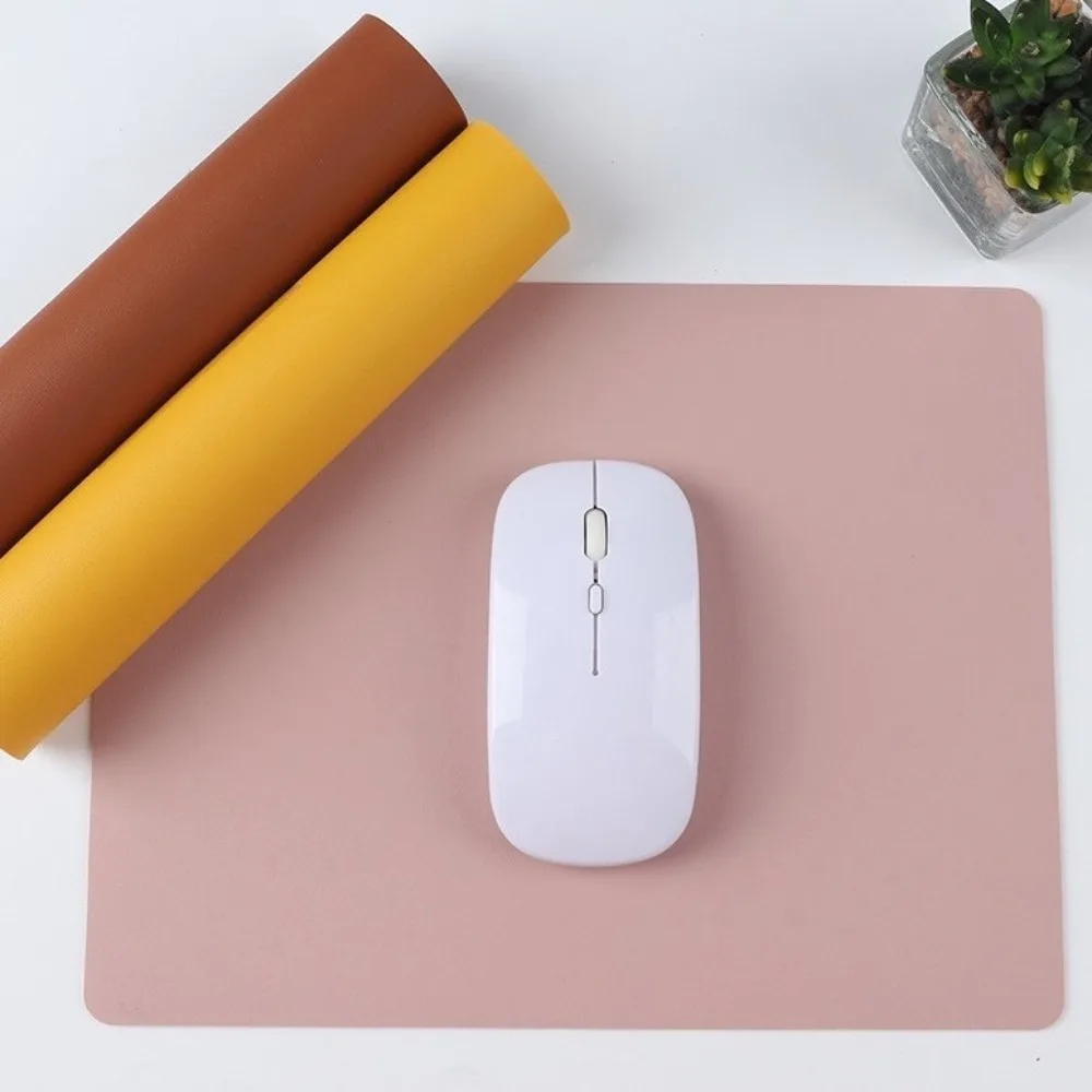 PU Leather Double Side Desk Mat Anti-Slip Waterproof Nail Art Table Mat Soft Collapsible Keyboard Pad Nail Studio