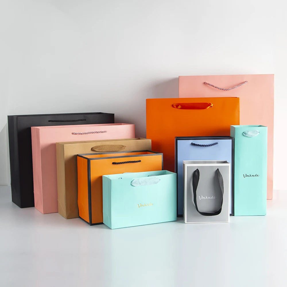 Wedding Party Favors Handbag Jewelry Packaging Box Set Custom Logo Earrings Ring Necklace Organizer Boxes Paper Tote Gift Bag