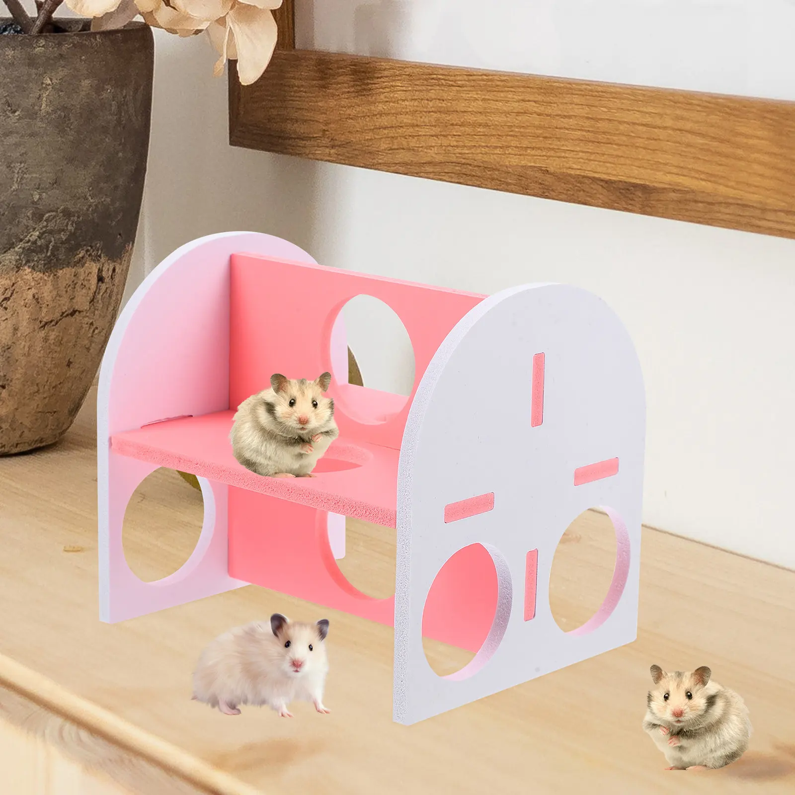 

Hamster Tunnel Hideout PVC Small Animal Play and Sleep Tunnel for Guinea Pigs Chinchillas Dwarf Hamsters Rats Hedgehogs