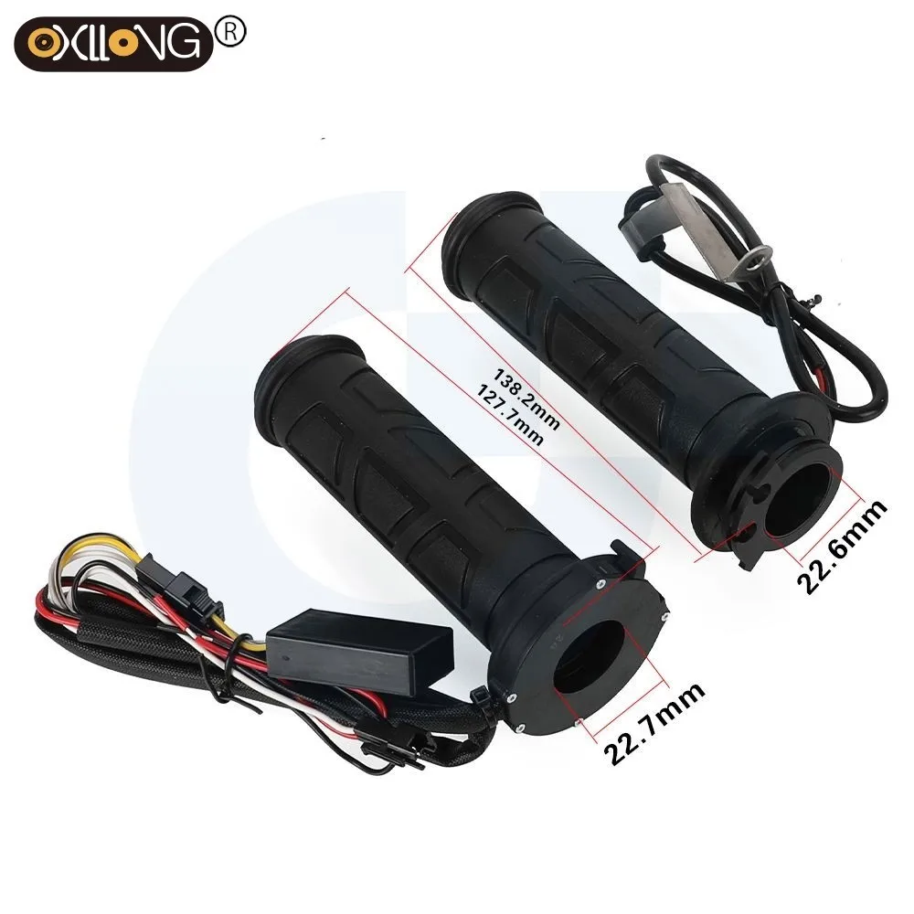 ل CFMOTO CF 675 675SR 675SRR 675SS CF650-10 675SRR 675 SR-R 2024 2025 2026 12V 7/8 "22 مللي متر موتوكروس الساخن اليد القبضات ساخنة قبضة