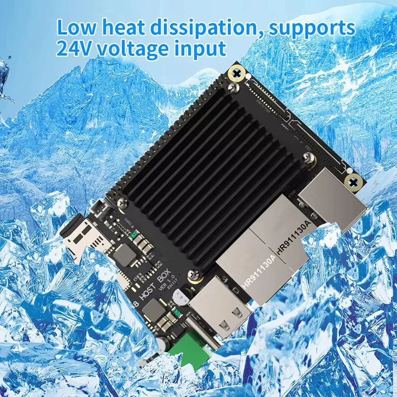 صندوق المضيف CM68 يعتمد على حافلة CAN CM68 Core - مخرج متوافق 2X1000m منفذ إيثرنت 5Xusb لـ Klipper Voron VS RPI