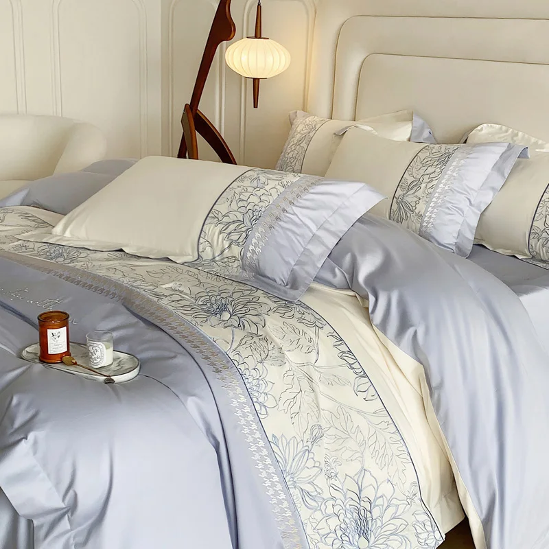 New high-quality four-piece set, down quilt cover, hot-selling explosion