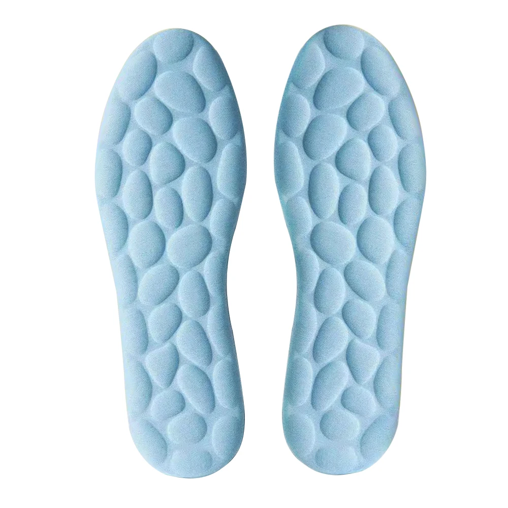 Semelles intérieures de massage 4D en mousse à mémoire de forme pour hommes et femmes, coussinets de chaussures respirants, dépistolet ant, coussin de chaussures, coussinets de chaussures Orth4WD