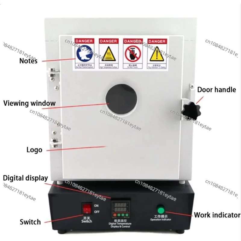 110V 220V Intelligent Thermostatic Furnace with Window for Jewelry Casting Metal Melting Clay Molds