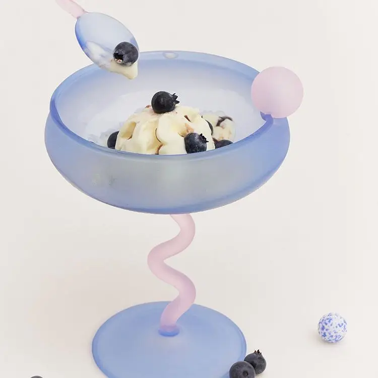 New ice cream cup, jelly bean goblet, frosted dessert cup