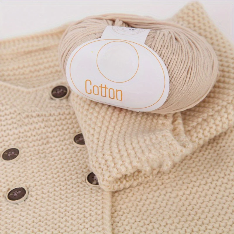 6 قطعة غزل القطن الحياكة اليدوية الكروشيه الموضوع خصلة الحياكة غزل لينة بتمشيط الحرير القطن غزل دافئ