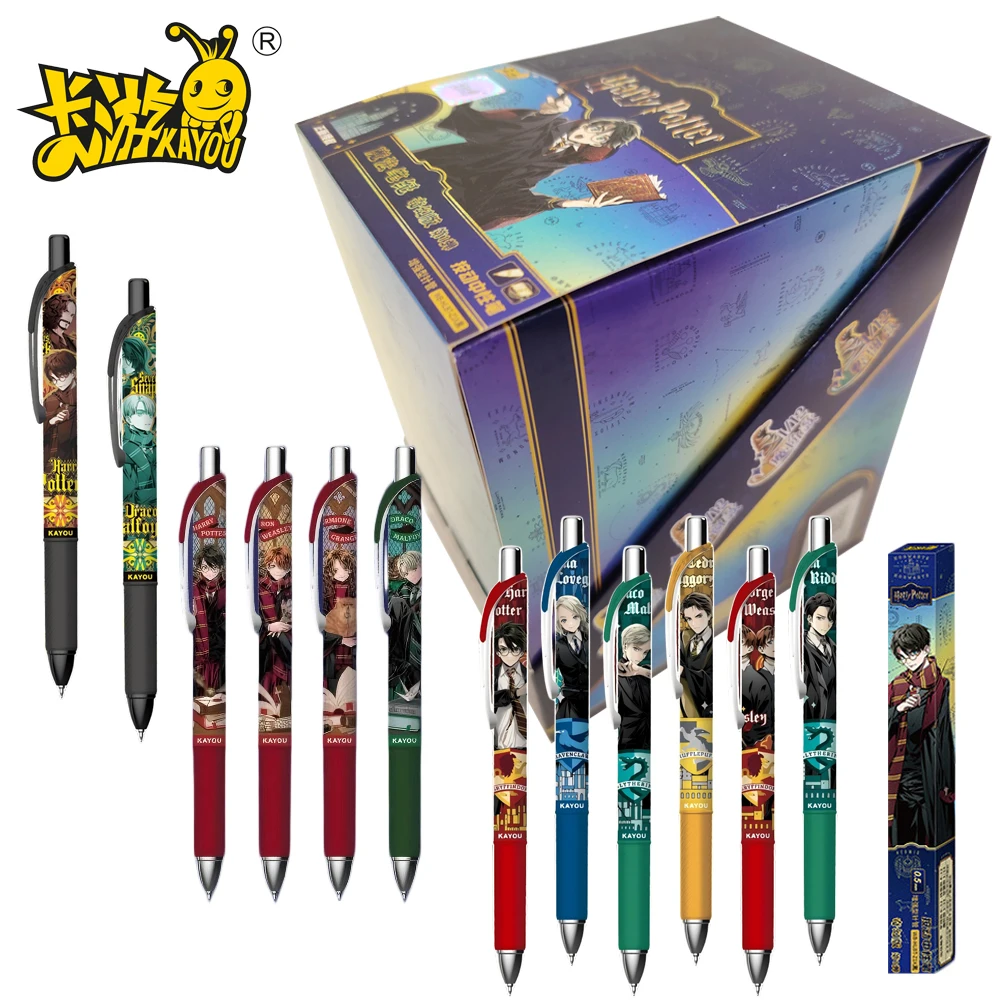 

Genuine KAYOU Harry Potter Blind Box Cartoon Characters Ballpoint Pens Smooth Writing Stationery Charming Gifts for School Kids