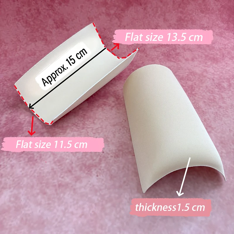 1 زوج سمك منصات الكتف التشفير منصات عالية رغوة منصات الكتف ل السترة تي شيرت الملابس Diy بها بنفسك الخياطة تأثيري اكسسوارات