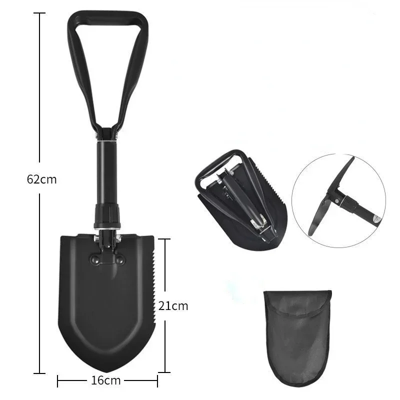 Multi-function Folding Military Shovel Folding  Survival Spade Trowel  Outdoor Camping Tactical Garden Tools