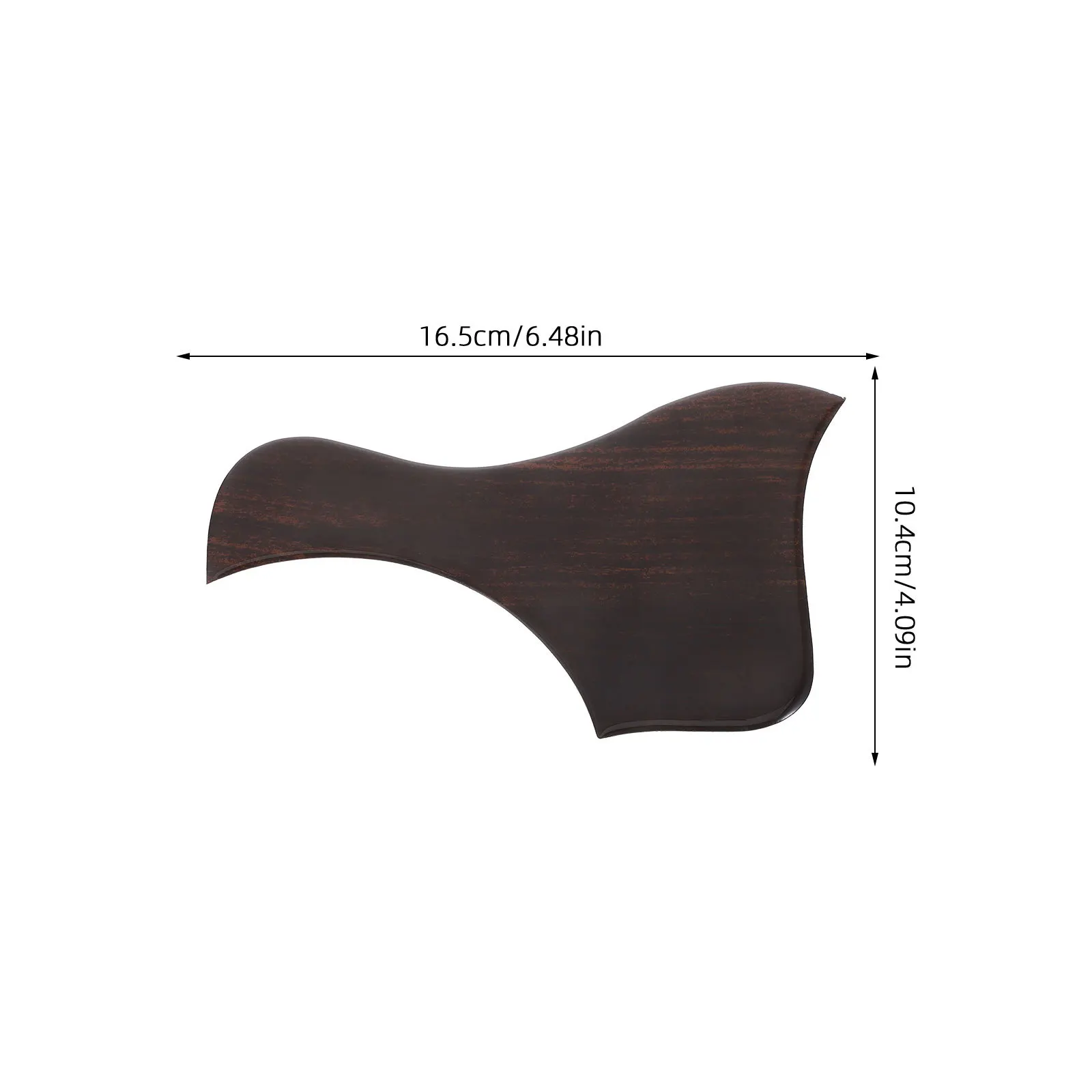 Plaque de protection de remplacement pour guitare acoustique, plaque de protection de surface contre les rayures des médiators ou des ongles, construction robuste en PVC