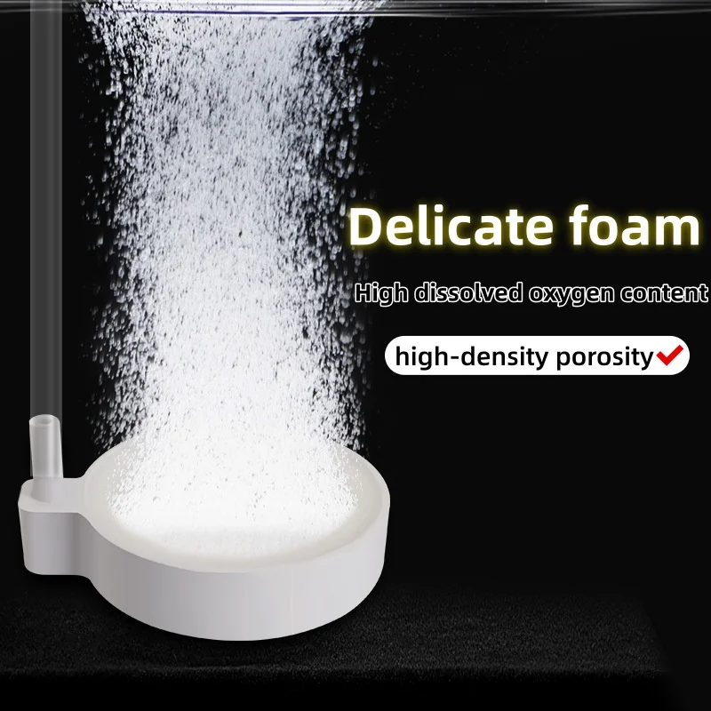 Air Stone Oxygen Diffuser For Aquarium Disc Bubble Diffuser Nano Mini Air Bubble Hydroponic Oxygen Plate Accessories Fish Tank - view 5