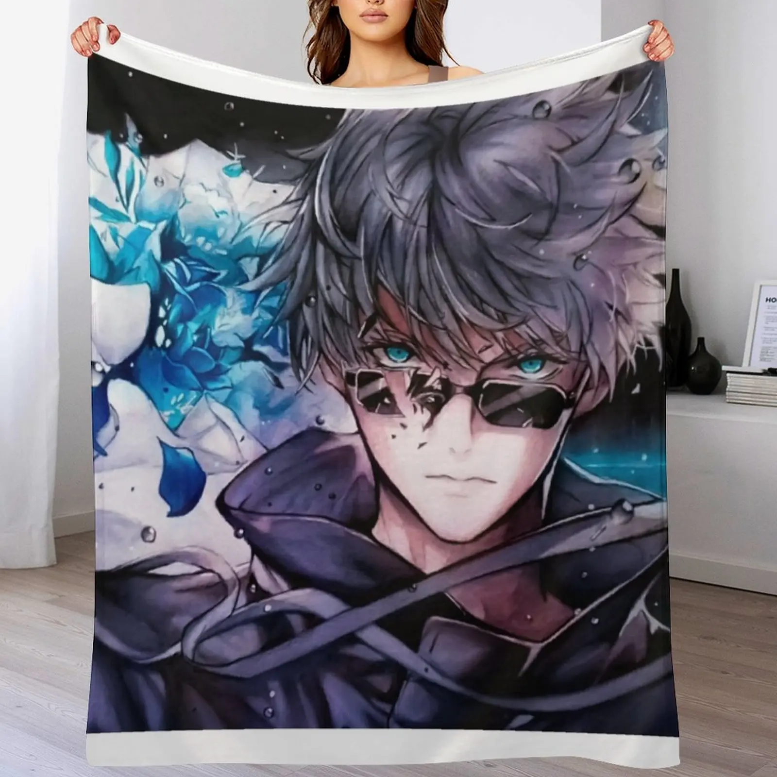 

Gojo satoru art Throw Blanket Sleeping Bag decorative funny gift blankets and throws Blankets