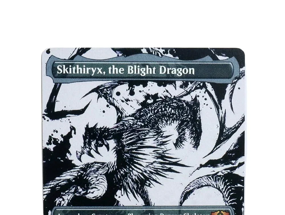 

(Skithiryx, the Blight) Foil / Holo TCG Magical Proxy Cards Game Quality Proxy Gathering Board Playing Game Trading Cards