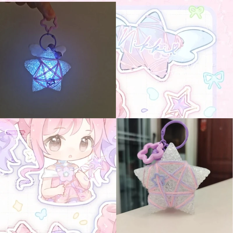 

Game Infinity Nikki Cosplay Handmade DIY Schoolbag Key Chain Pendant Keychains Accessories Student Birthday Fans Gift