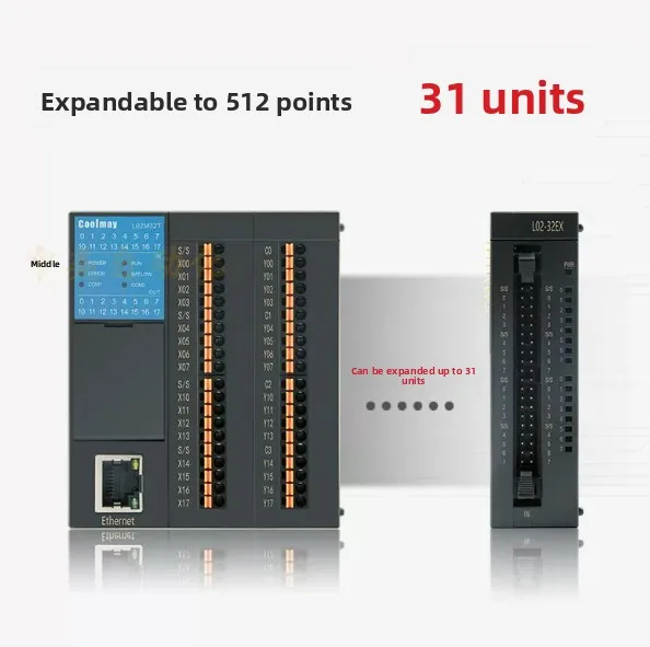 L02 Series PLC Controller L02M24T L02M32T, Programmable Logic Controller for Factory Automation