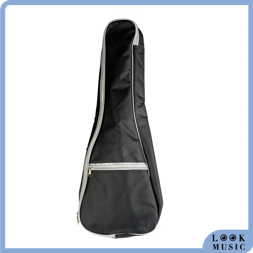 

LOOK 26 Inch Ukulele Bag Canvas Pockets Storage Zipper Adjustable Strap Ukulele Bag Backpack Case Thickened Shockproof