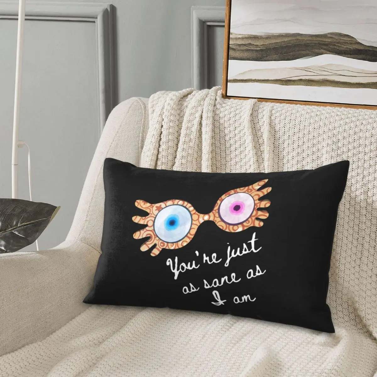 

You_re Just As Sane As I Am - Luna Lovegood Прямоугольная наволочка Чехлы для подушек Декоративная подушка для спальни, кровати, домашнего комфорта