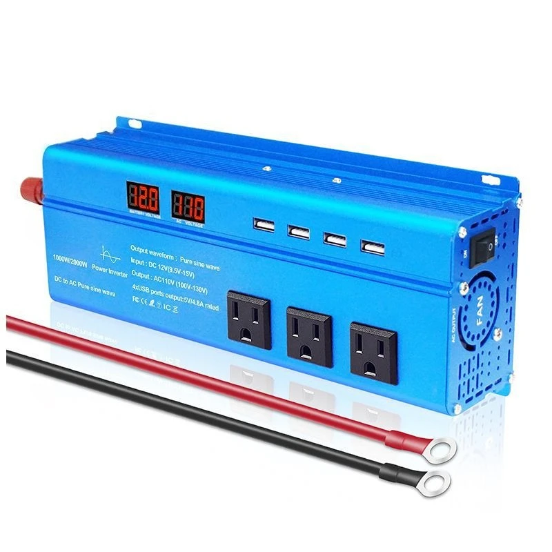 1000W/2000W high power vehicle/household 12-24V to 110-240V inverter