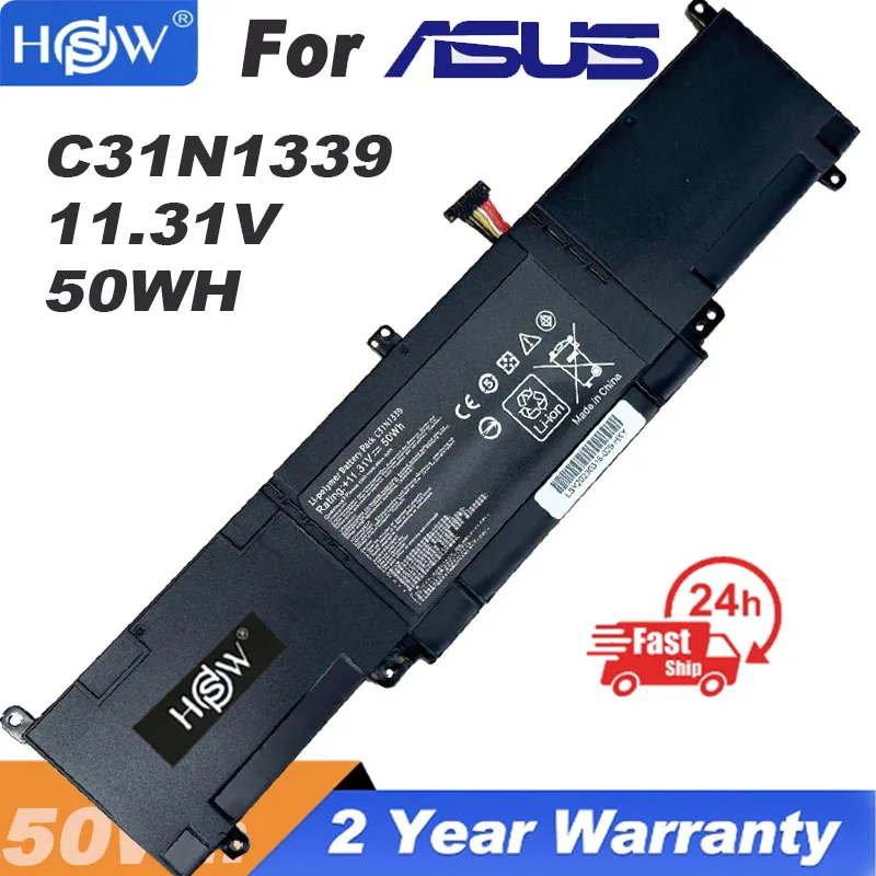 

New Best C31N1339 Laptop battery for Asus UX303L Q302L Series 0B200-00930000 50wh