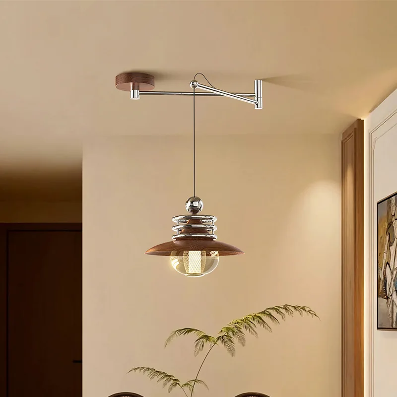 الملونة الرجعية الروك الذراع قلادة أضواء الشمال المنزل غرفة الأطفال ديكور مصباح معلق الثريا طاولة طعام بار Luminaria #5