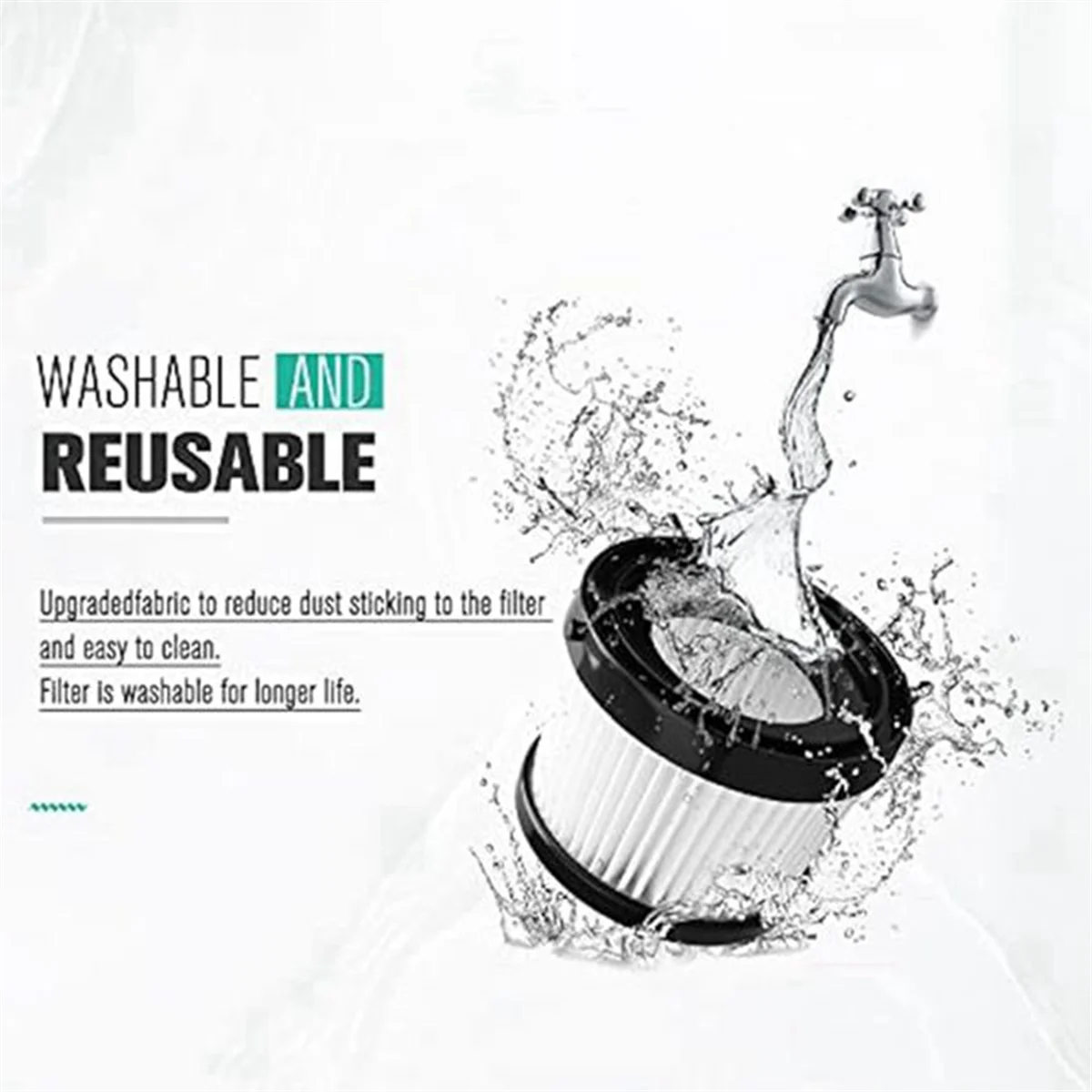 Популярный 4 упаковки HEPA-фильтров DCV5011H для беспроводного ручного пылесоса DCV501HB, с 8 пенопластовыми фильтрами и 1 щеткой